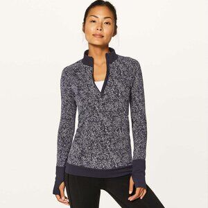 LULULEMON Rest Less 1/2 Zip Jersey No Size Tag Check Measurements